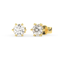 Anchorage Frost Diamond Earring, Gold 14K