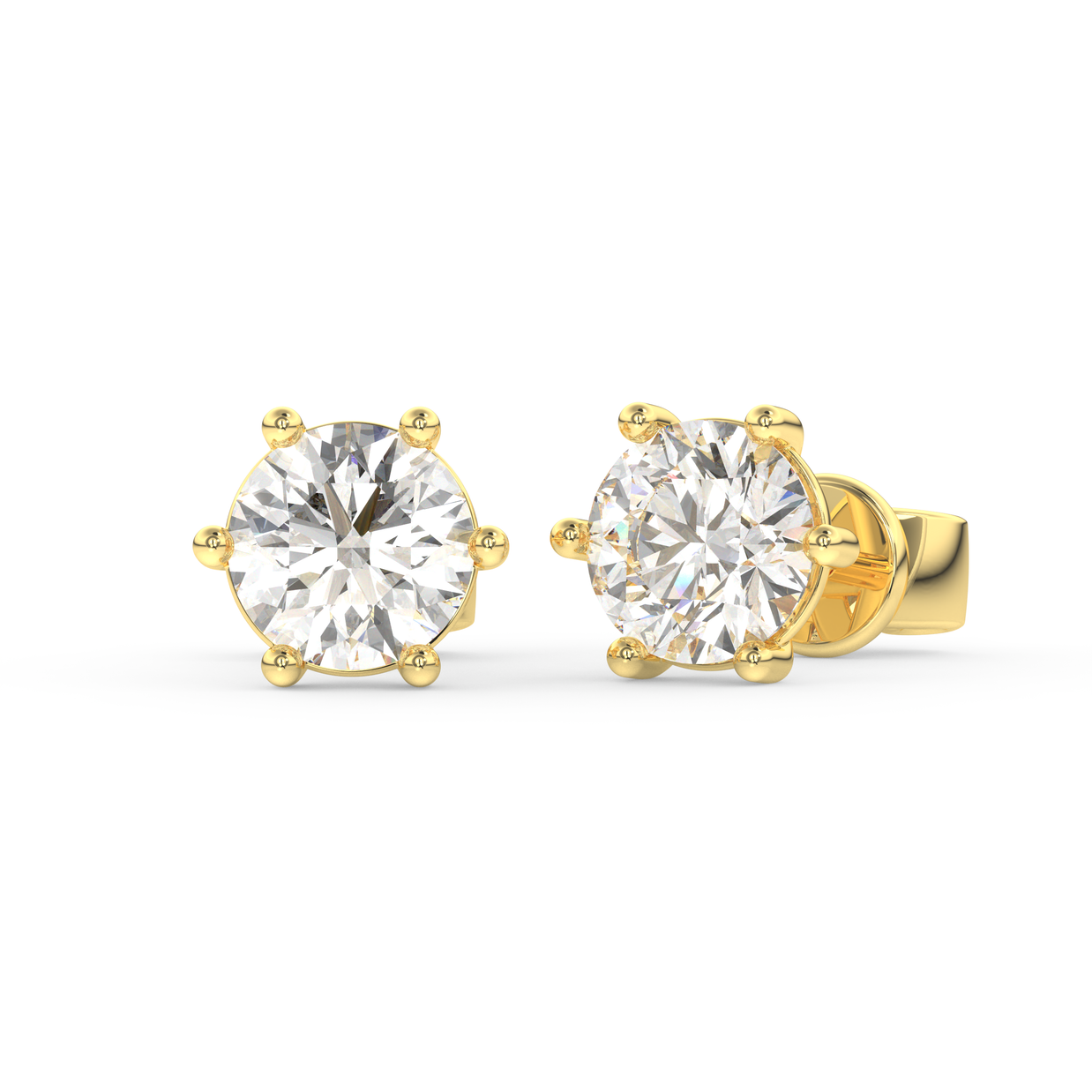 Anchorage Frost Diamond Earring, Gold 14K