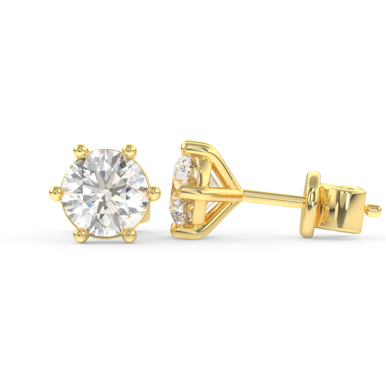 Anchorage Frost Diamond Earring, Gold 14K
