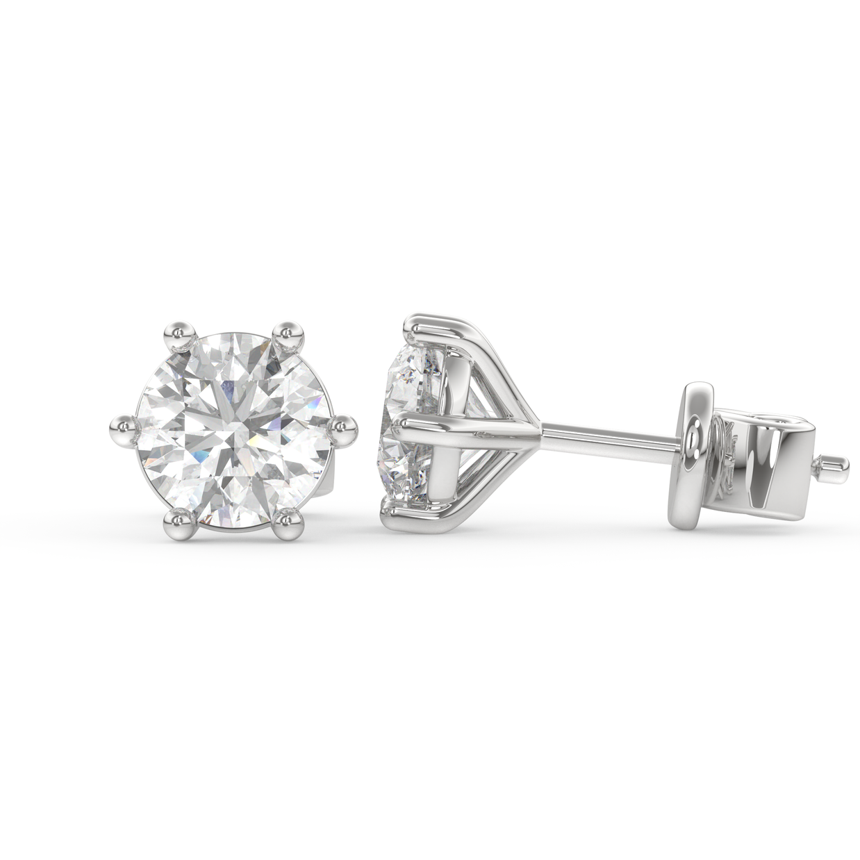 Anchorage Frost Diamond Earring, Gold 14K