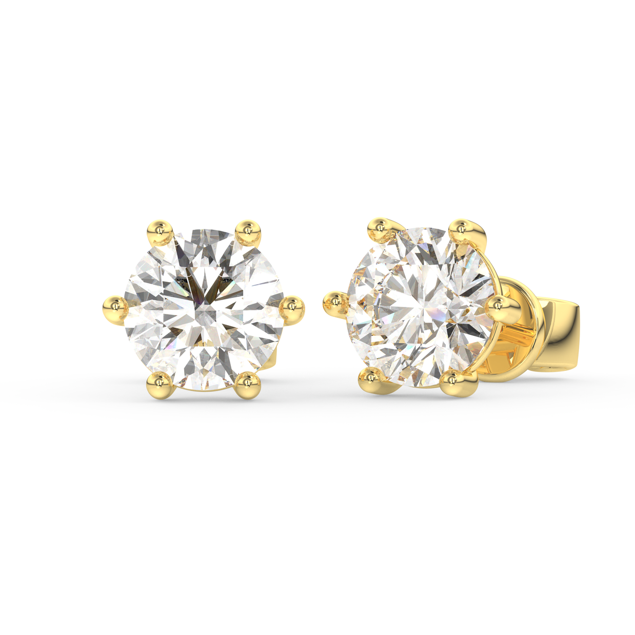 Anchorage Frost Diamond Earring, Gold 14K
