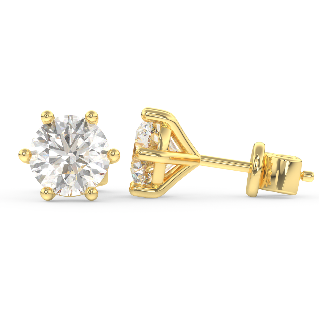 Anchorage Frost Diamond Earring, Gold 14K
