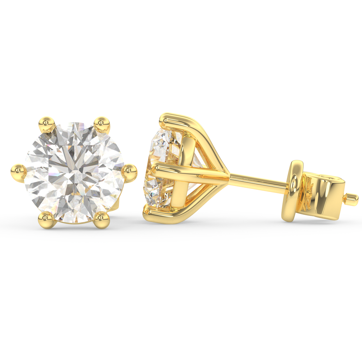 Anchorage Frost Diamond Earring, Gold 14K