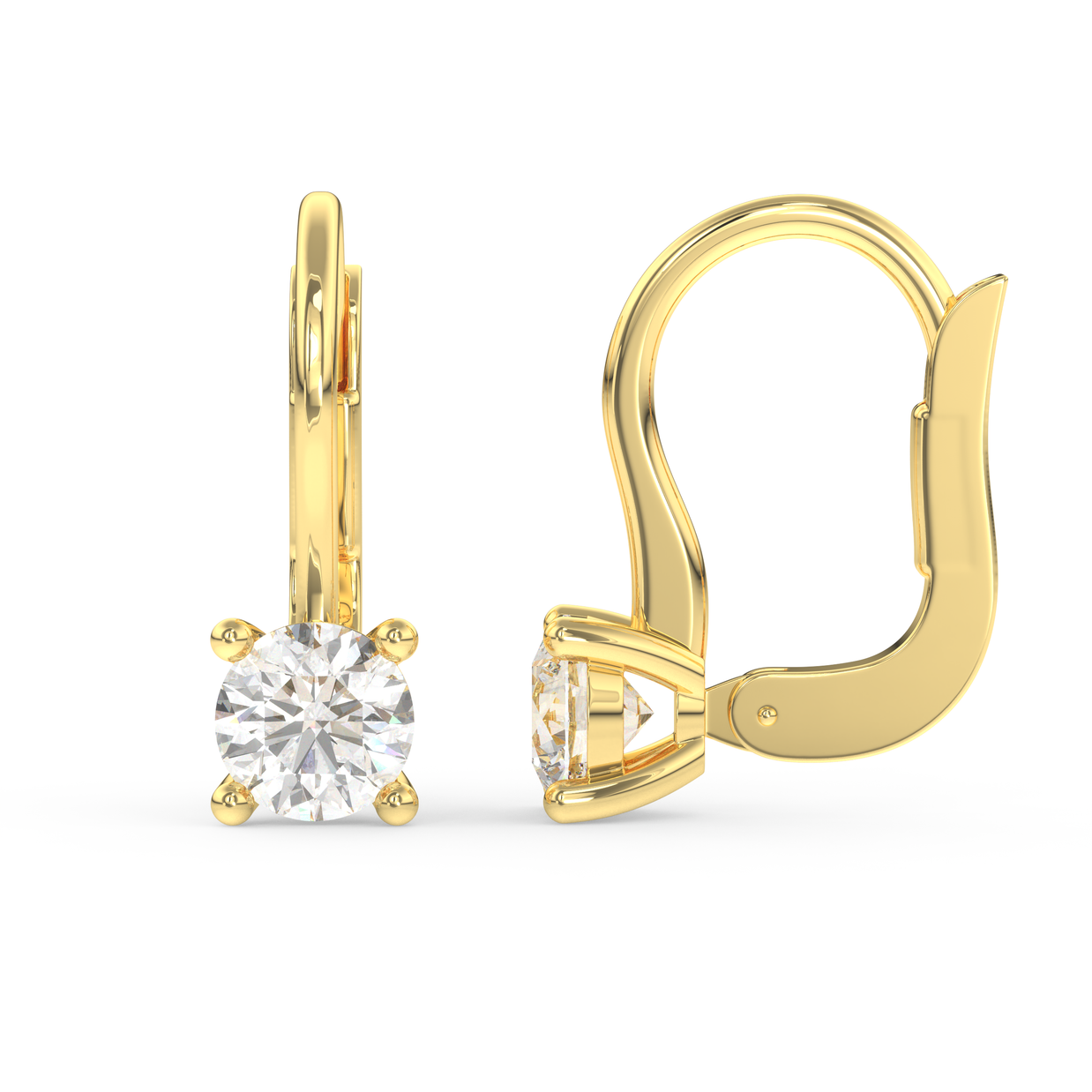 Jacksonville Brilliance Diamond Earring, Gold 14K