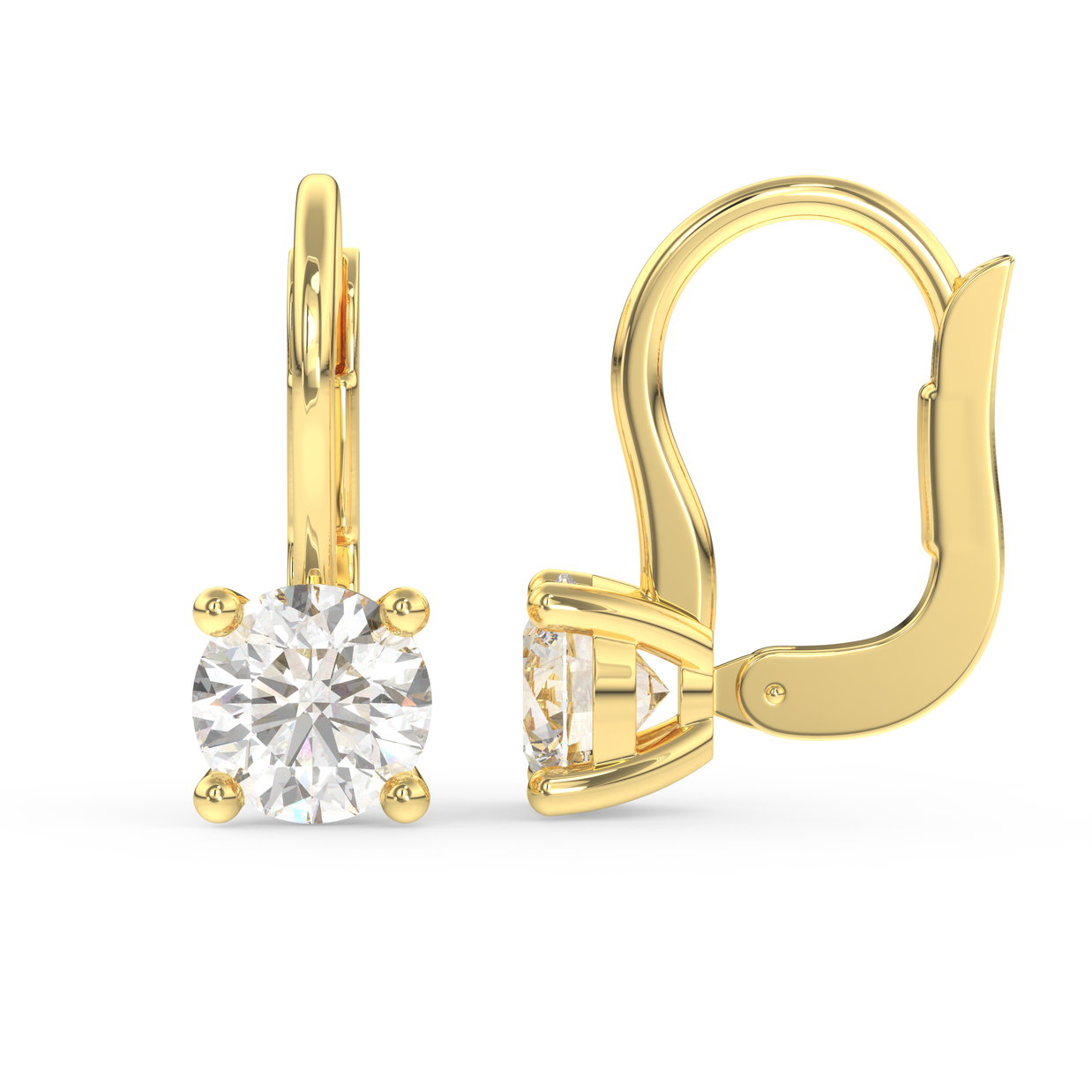 Jacksonville Brilliance Diamond Earring, Gold 14K