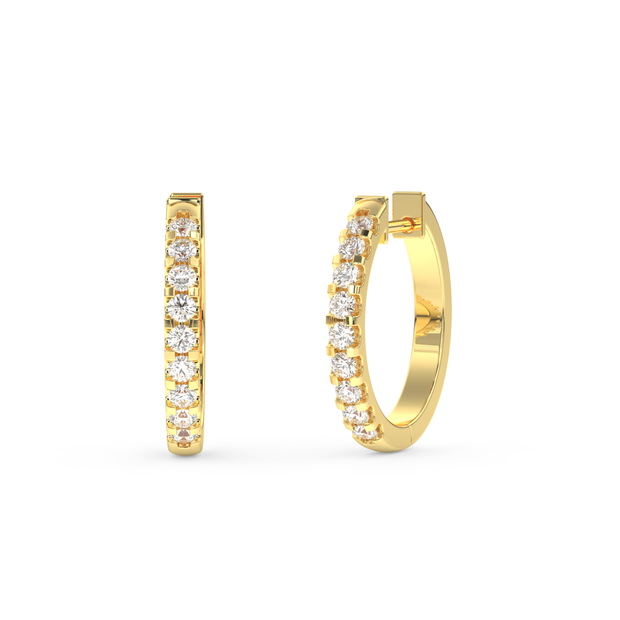 Madison Sparkle Diamond Earring, Gold 14K