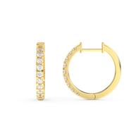 Madison Sparkle Diamond Earring, Gold 14K
