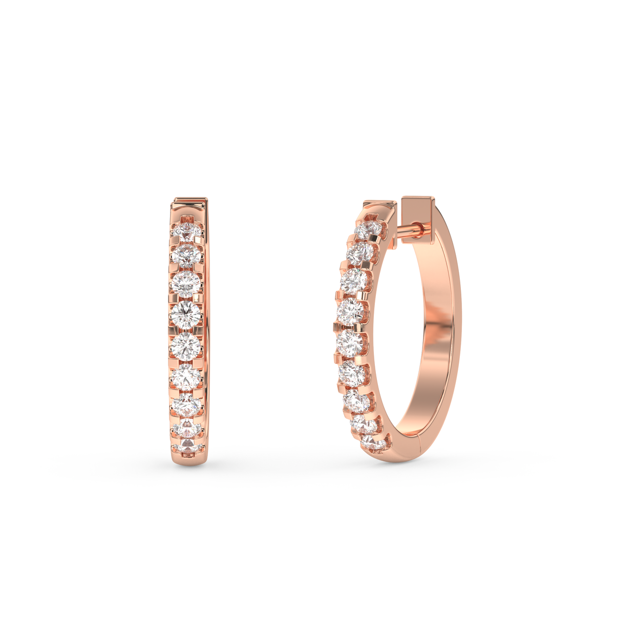 Madison Sparkle Diamond Earring, Gold 14K
