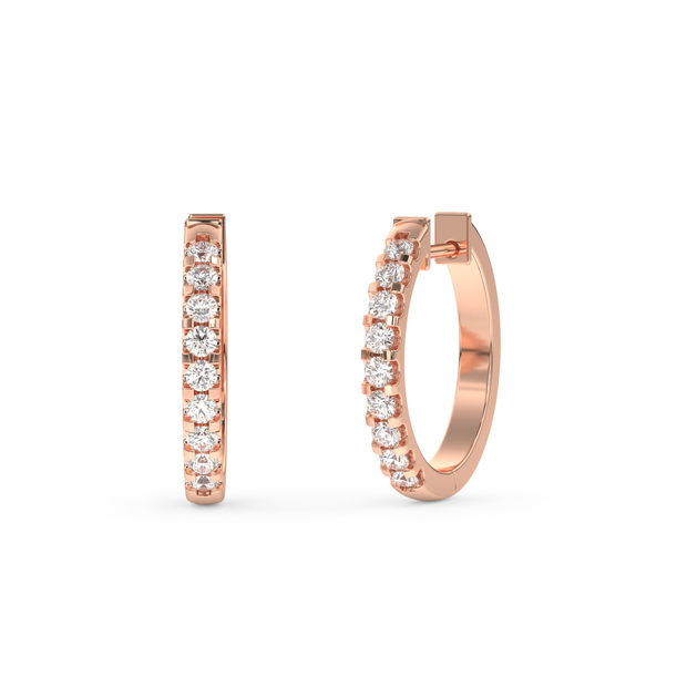 Madison Sparkle Diamond Earring, Gold 14K